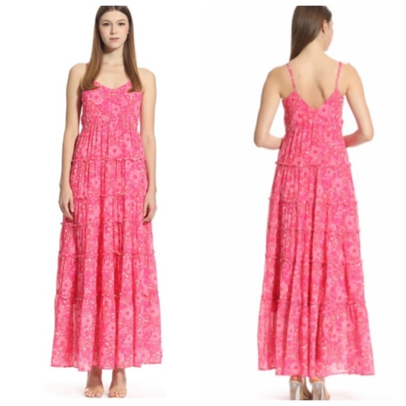 fashion nova t shirt dress We're Ready To Play Lulus Tiered Gown Pleated Product Group: 3792 Color:TREE POPLIN PRINT (342)